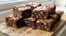 Vláčné domácí Brownies s ořechy