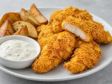 Šťavnaté kuřecí stripsy v cornflakes